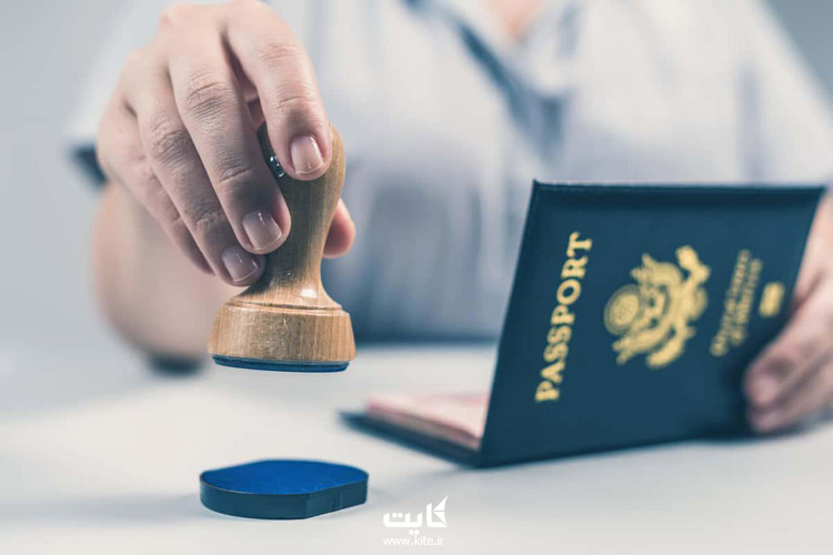 مهر ویزا در پاسپورت