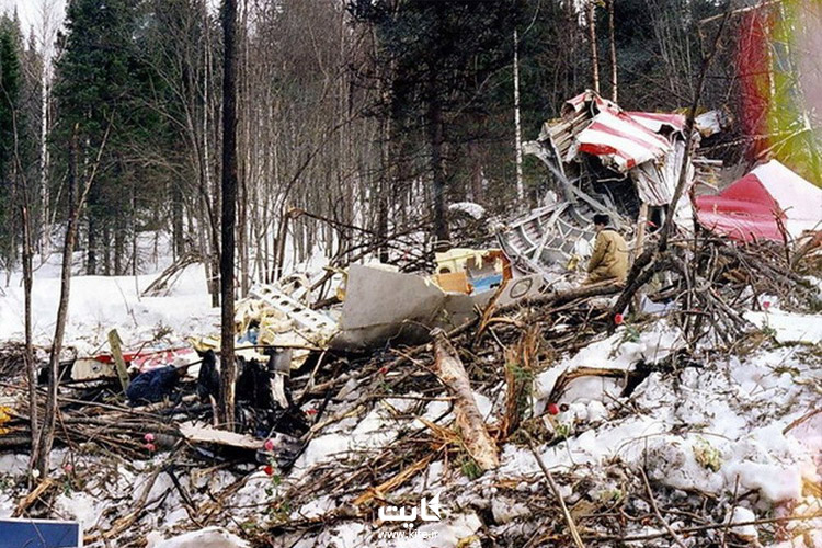 فرزندان خلبان دلیل سقوط هواپیما، مسکو، سال 1994