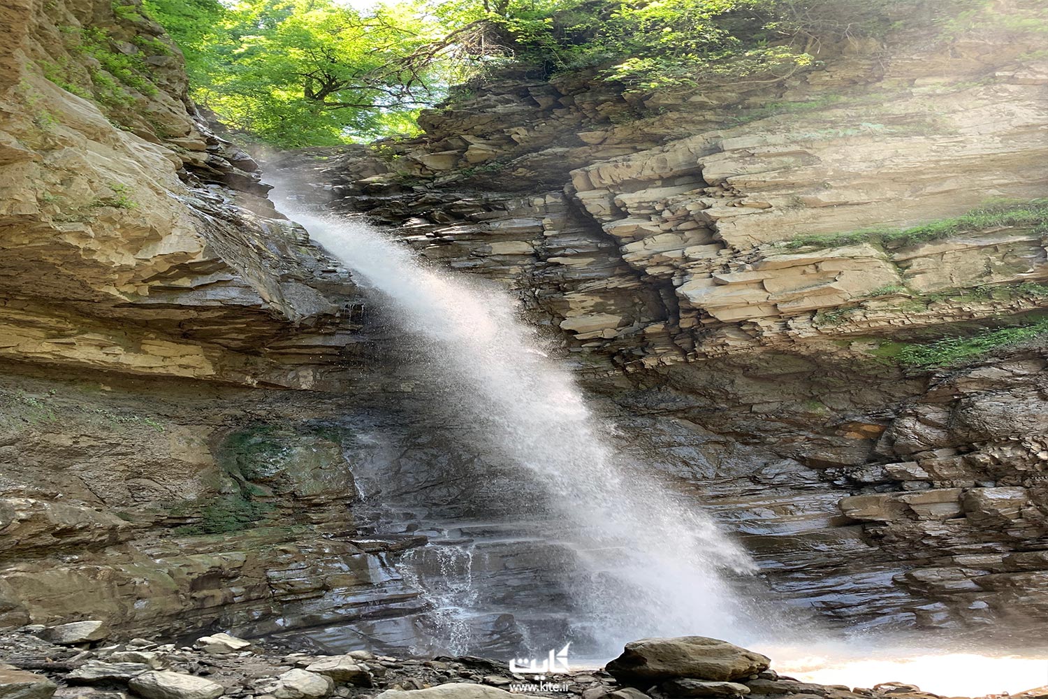 آبشار جلسنگ در سوادکوه استان مازندران