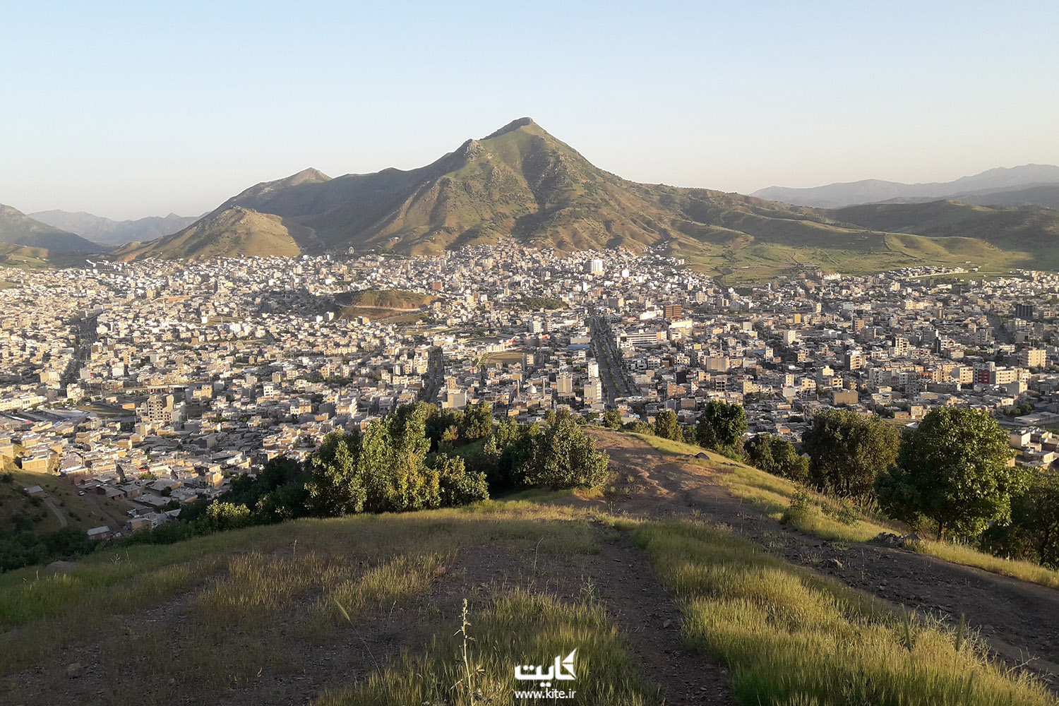 نمایی از شهر بانه کردستان