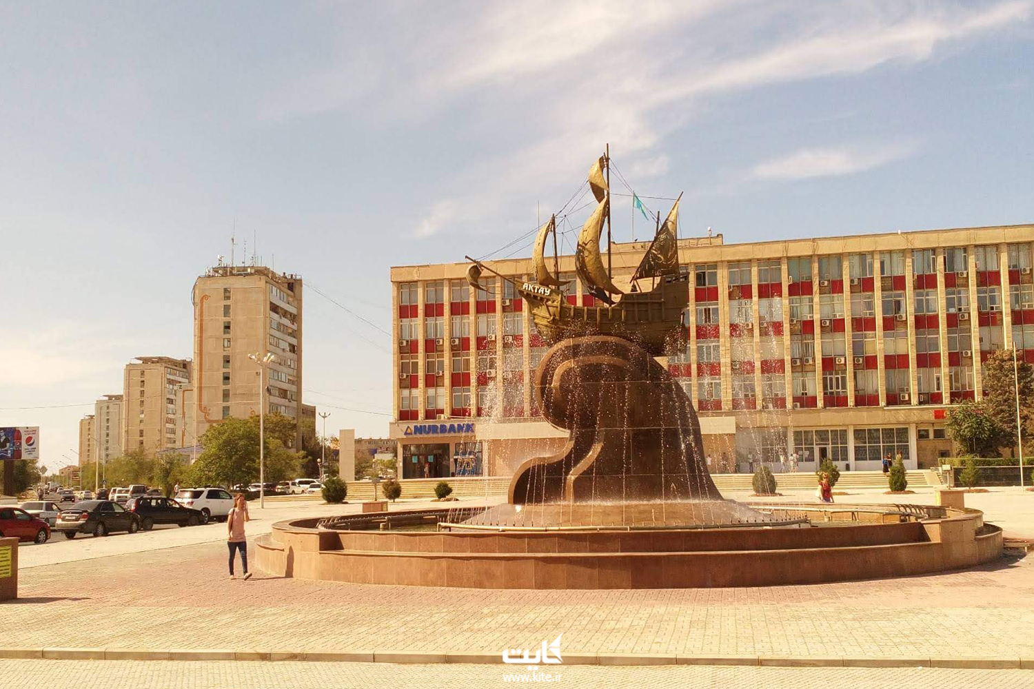 میدان اصلی آکتائو قزاقستان