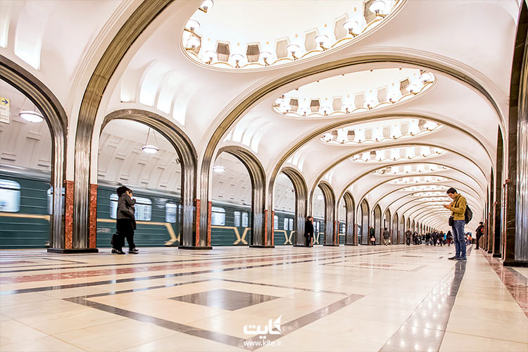 زیباترین ایستگاه های مترو مسکو