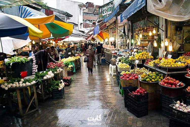 بازار-سنتی-در-نزدیکی-میدان-شهرداری-رشت