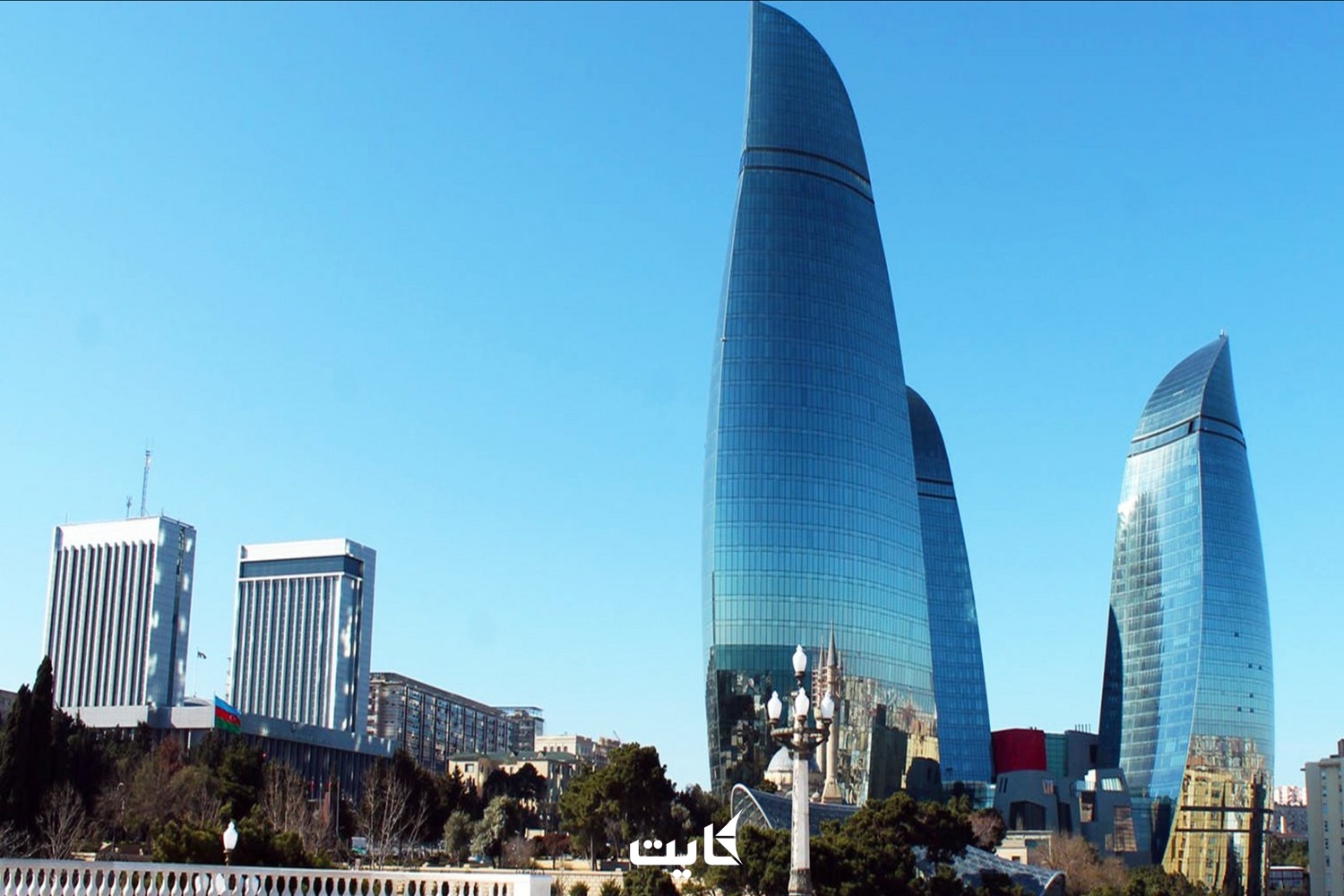برج‌های شعله باکو آذربایجان