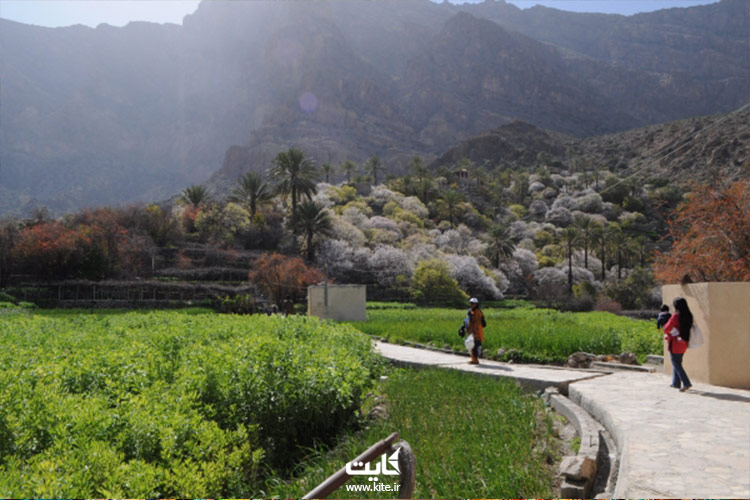 بازدید از روستای وکان در تور عمان که سه ساعت و نیم روزه